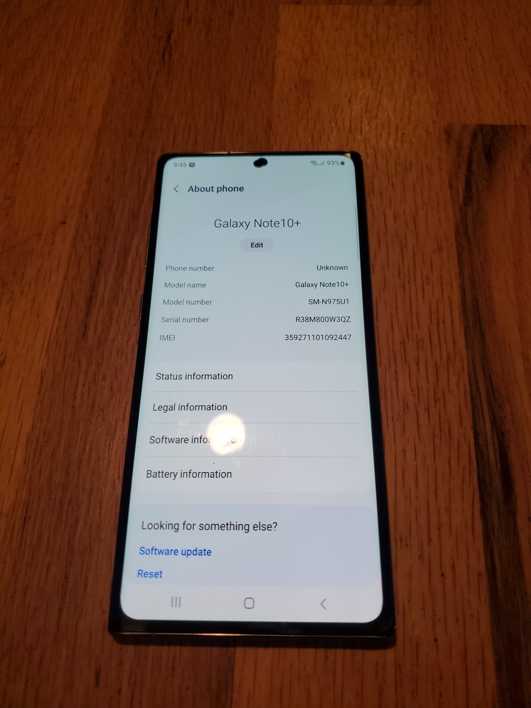 Samsung Galaxy Note10 Plus Unlocked, 256G Aura Glow SM-N975U1
