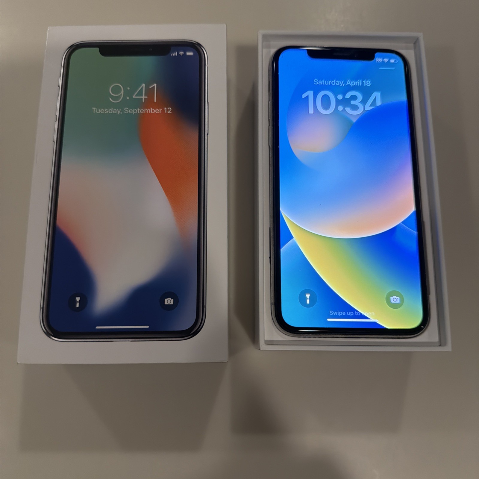 Apple iPhone X 64GB A1865 Silver (Unlocked) Smartphone