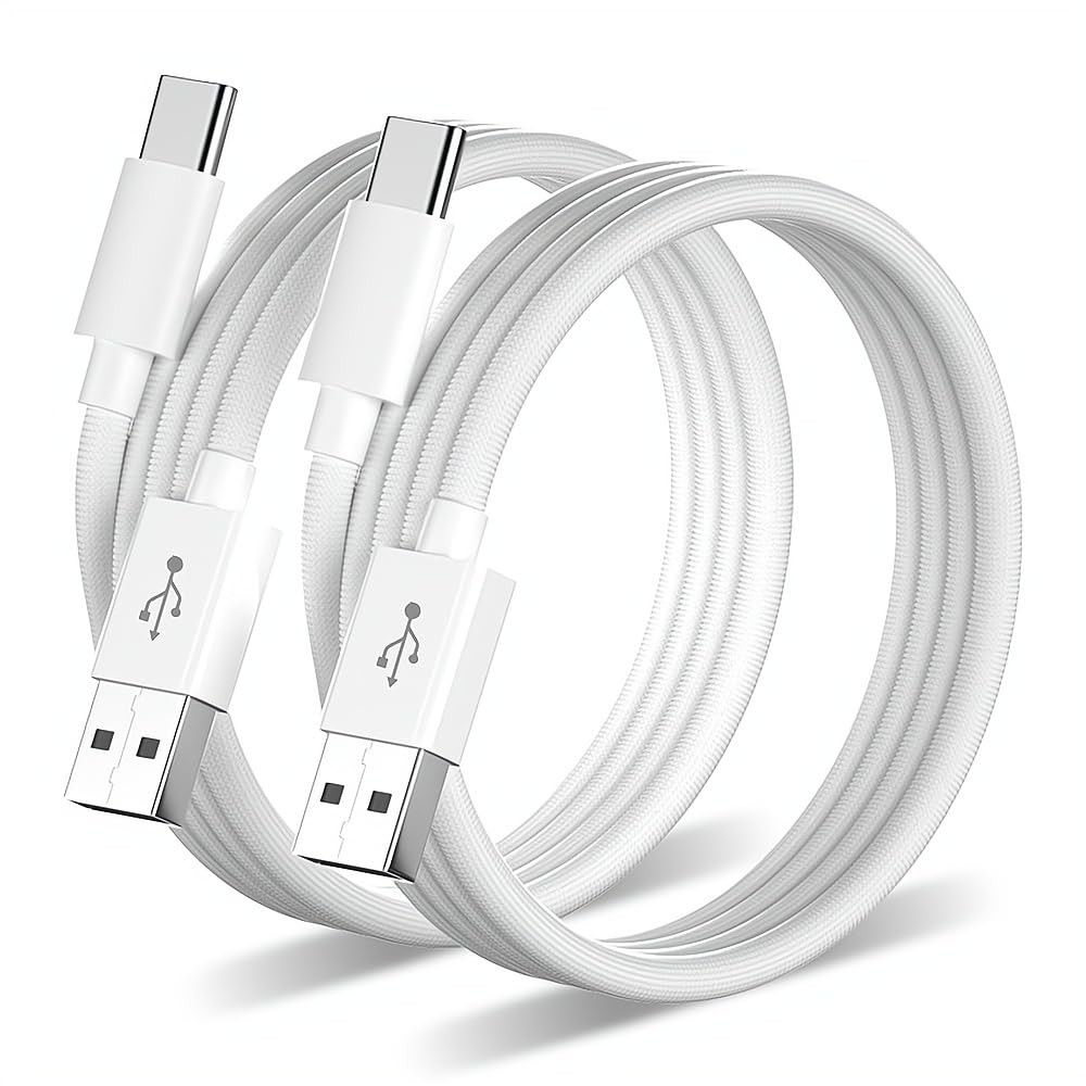 [2-Pack 10 ft] Woven USB-C Cable for Apple iPhone 17 Charger Extra Long Charge C