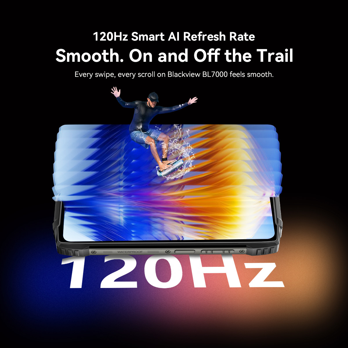 Blackview BL7000 AI 5G Rugged Smartphone 24GB+512GB 6.78″ 120Hz 7500mAh 50MP NFC