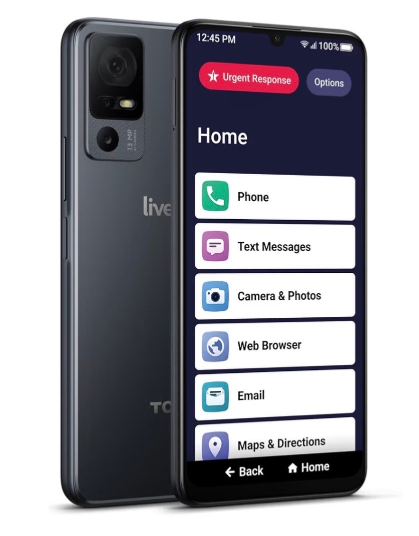 Jitterbug Smart4 Smartphone for Seniors – Cell Phone for Seniors