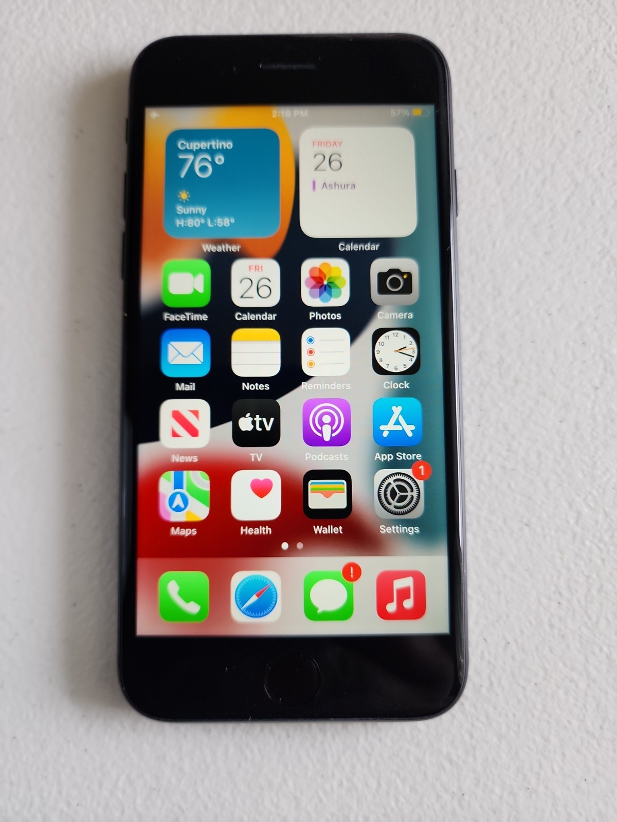 Apple iPhone 7 Unlocked, BLACK, Battery 100%
