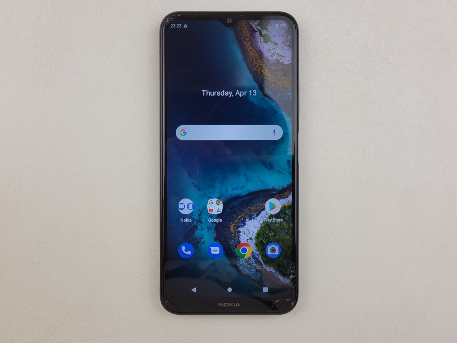 Nokia G100 (TA-1430) 32GB (CARRIER UNKNOWN) Smartphone – CRACKED – K5110