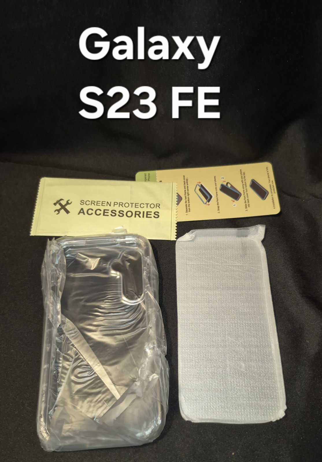 Clear Phone Case for Samsung Galaxy S23 FE With Screen Protector