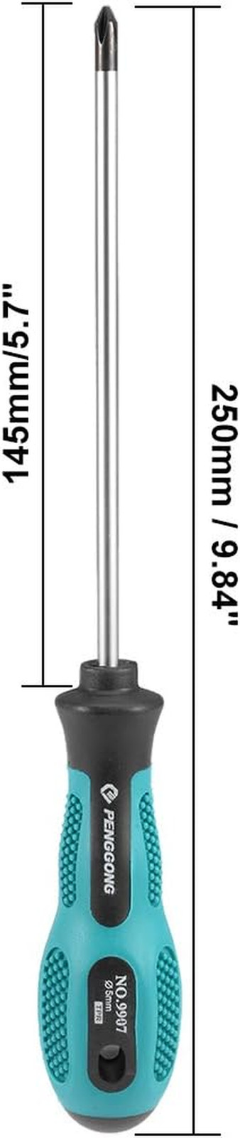 #1 Phillips Screwdriver 6 Inch round Shaft Non Slip Comfortable Handle
