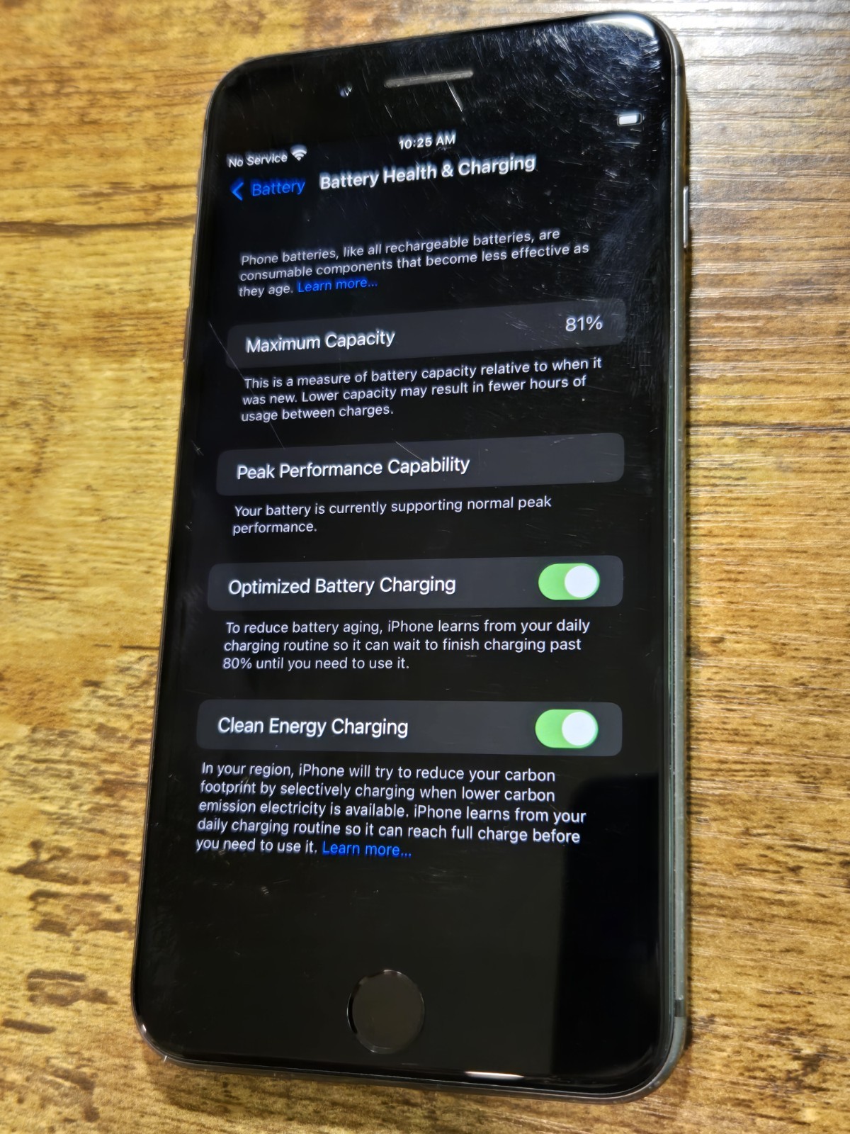 Apple iPhone 8 Plus – 128 GB – Space Gray (Unlocked) Battery 🔋 81% Health