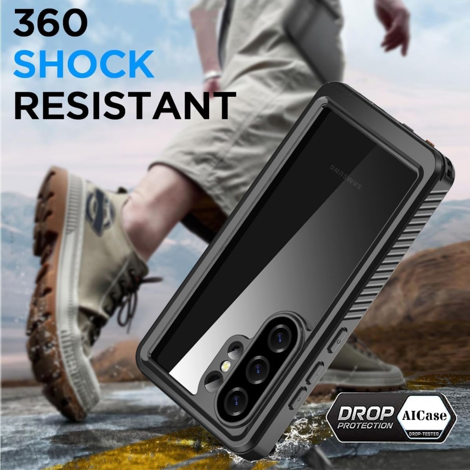 Samsung Galaxy S26 Ultra Case Waterproof Clear Shockproof Dustproof Full Body
