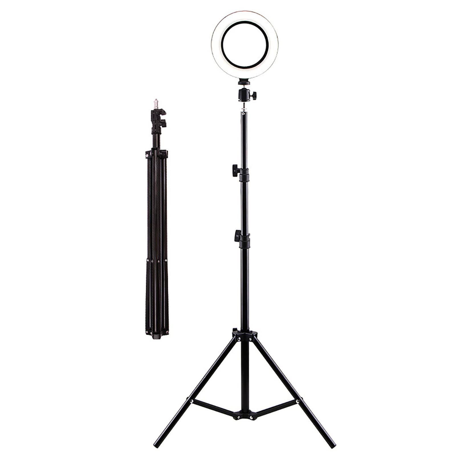 10 Inch Led Selfie Light Height Adjustable Protable Ring Lamp Tricolor Dimming 1