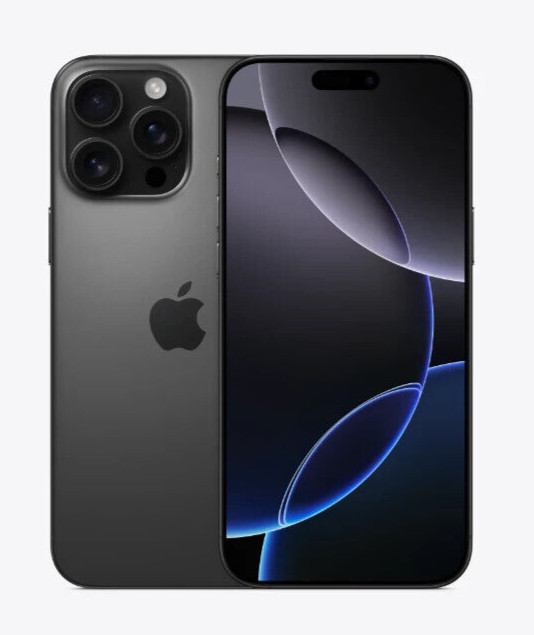 Apple iPhone 16 Pro Max – Unlocked – Black Titanium – 256GB – Very Good