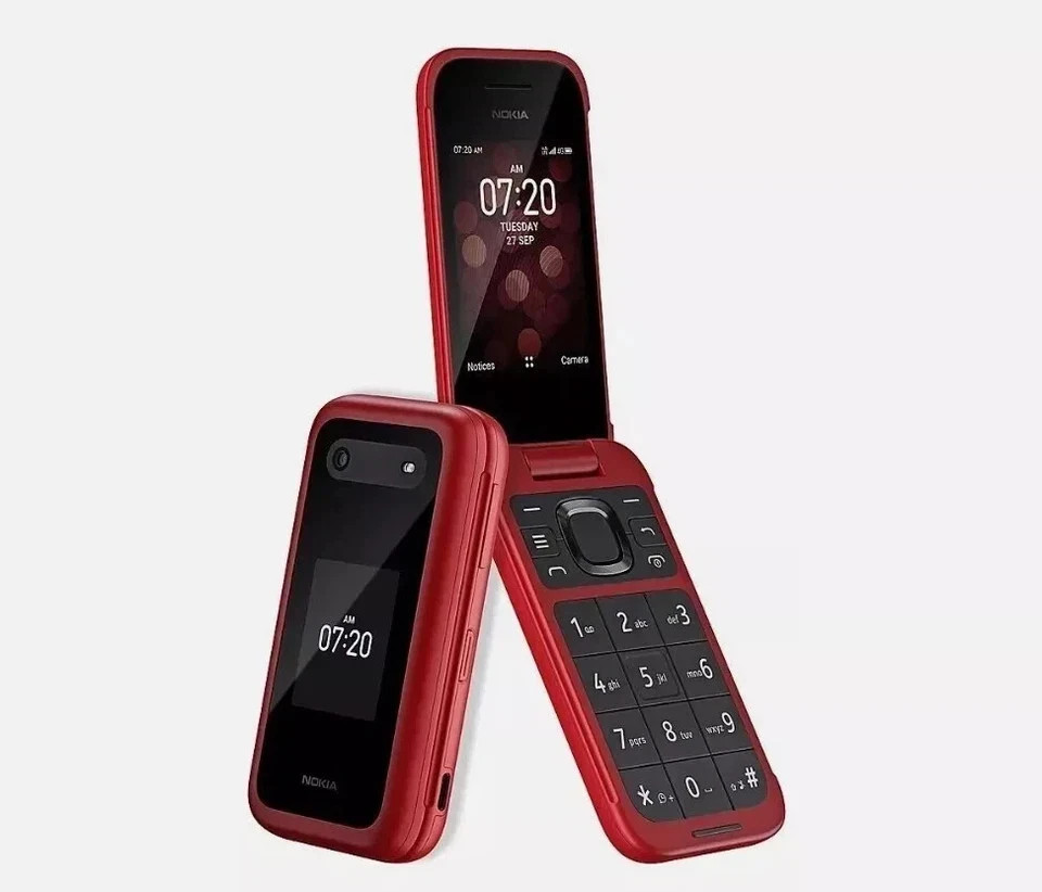 Nokia 2780 Flip Big Keyboad 4G LTE 4GB 512MB RAM 5.0MP Phone 2.7″ WIFI CellPhone
