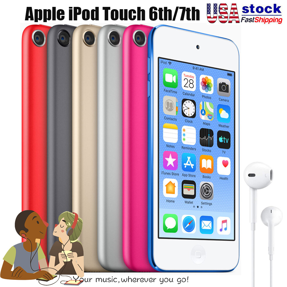 Apple iPod Touch 7th Generation MP3 Players – 128GB 256GB – ALL COLORS LOT