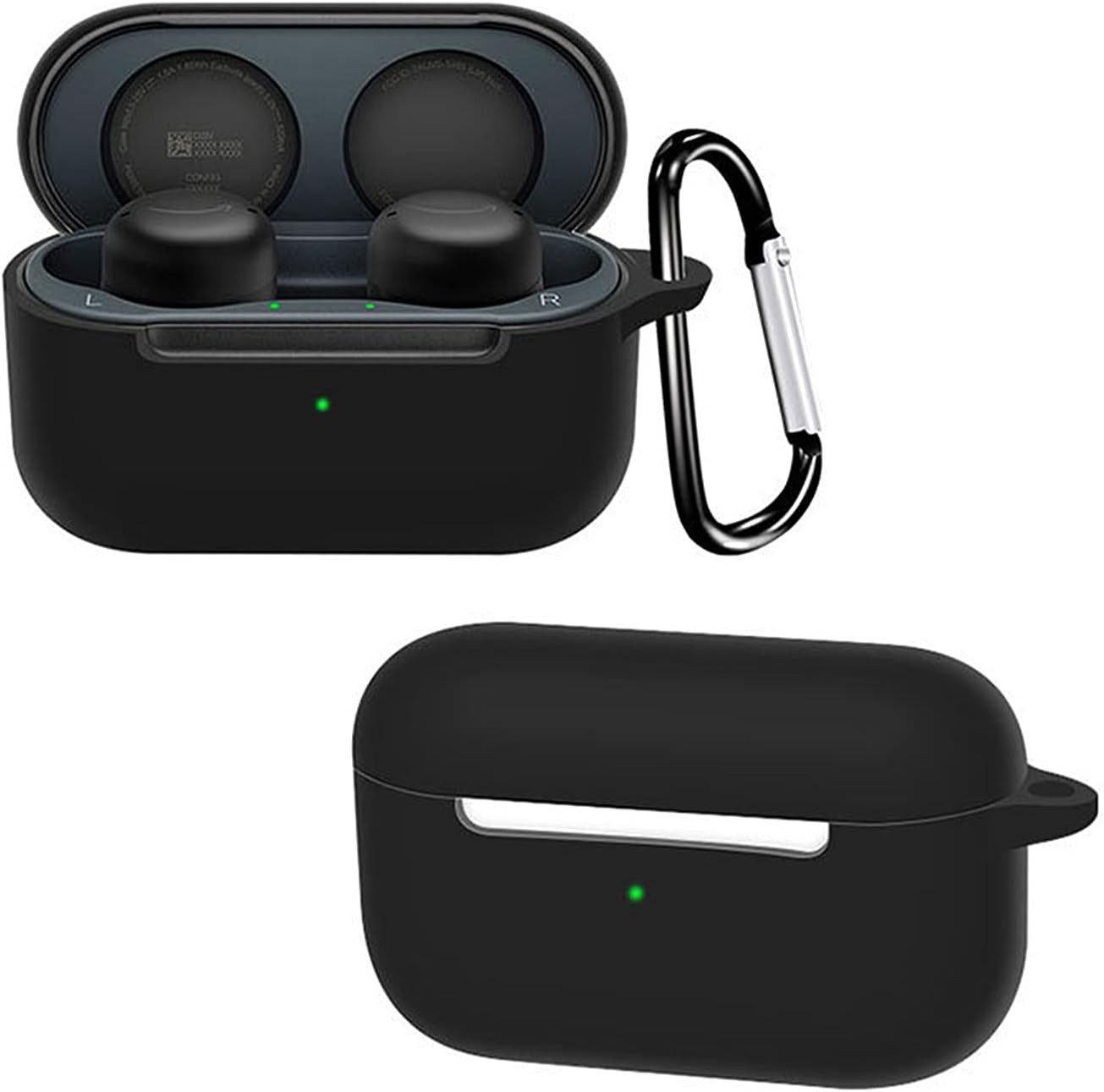 Silicone Protective Cover Accessories for Amazon Echo Buds 2 Wireless Earbuds Ca