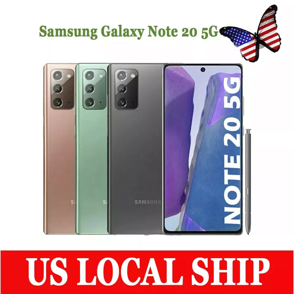 🎉🎉New Samsung Galaxy Note20 5G 128GB SM-N981U1 Factory Unlocked GSM+CDMA