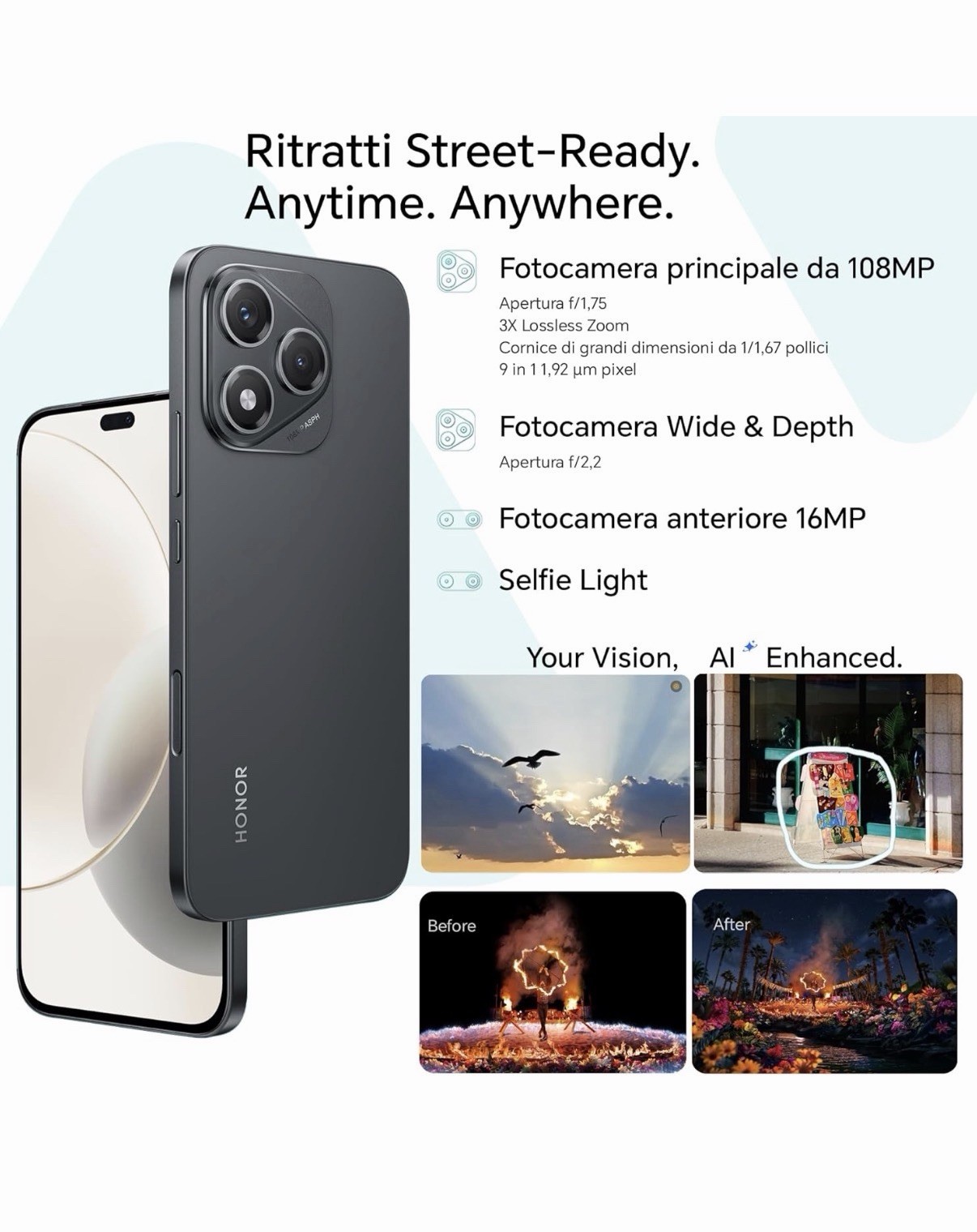 Honor 400 Lite 5G 8+256GB 6.7″