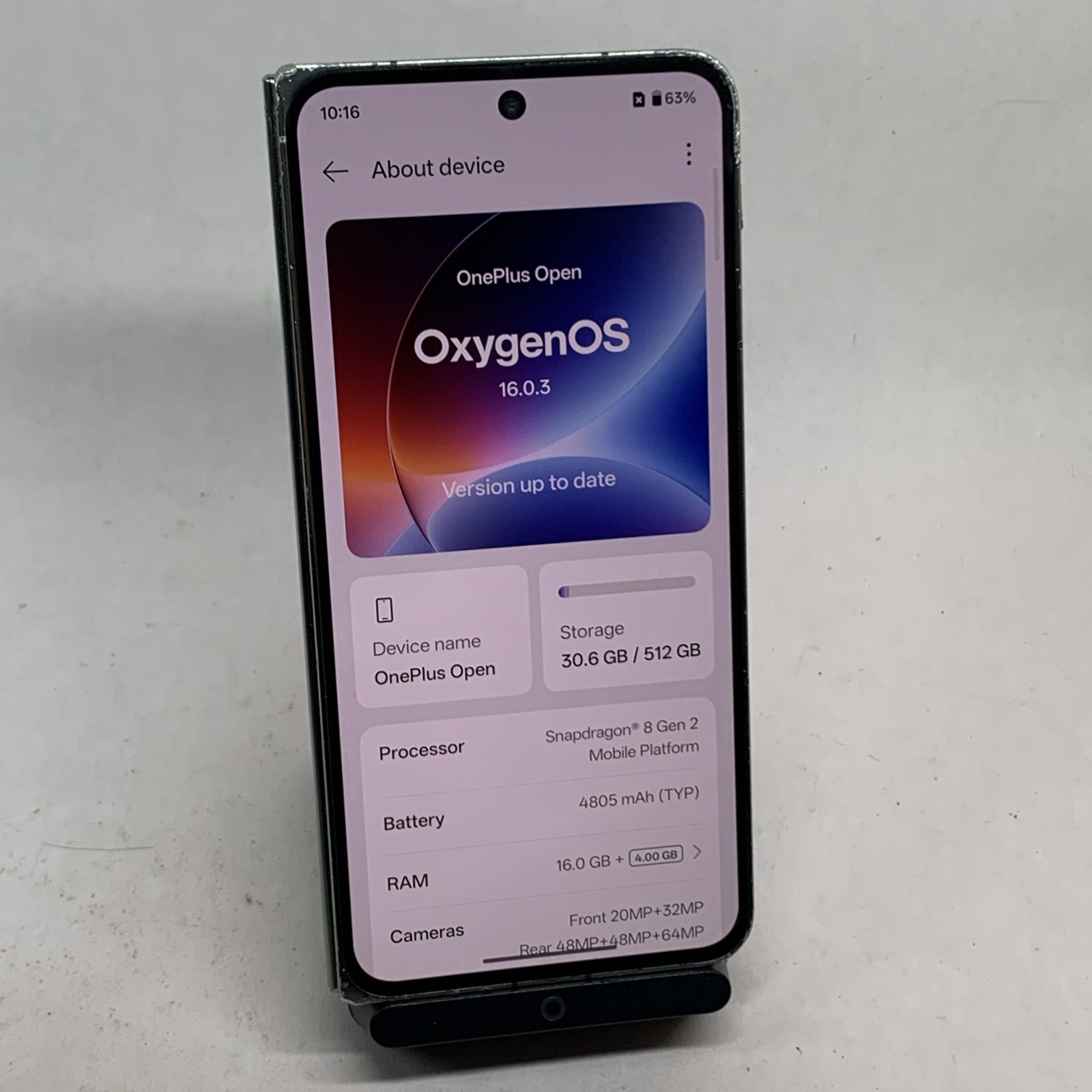OnePlus Open CPH2551 512 GB Emerald Dusk Factory Unlocked READ
