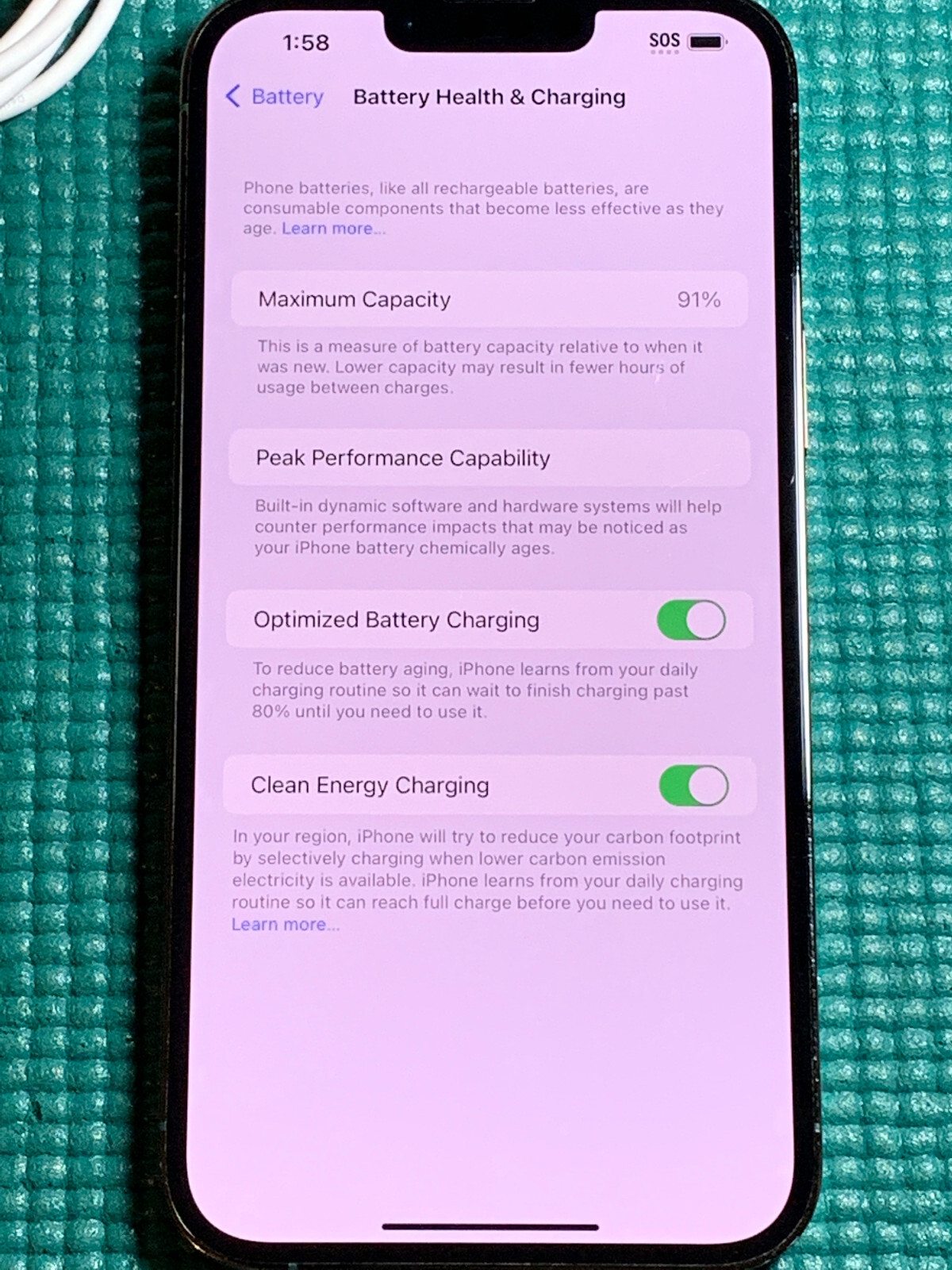 Apple iPhone 13 Pro Max- 128GB – Alpine Green (Unlocked) A2484 (CDMA + GSM)