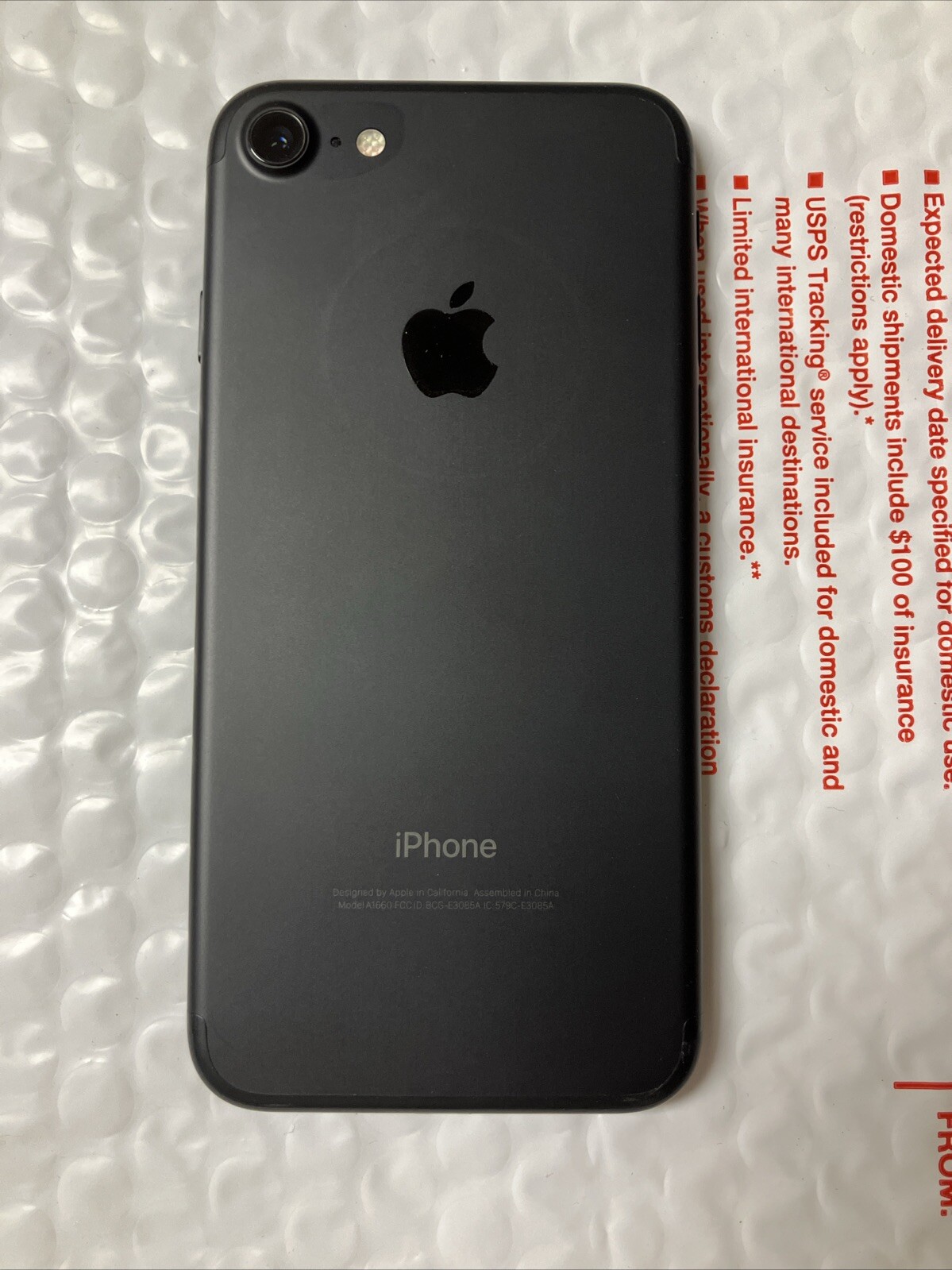 Apple iPhone 7 32GB Black Unlocked MNAD2LL/A A1660 GSM IOS 15.8