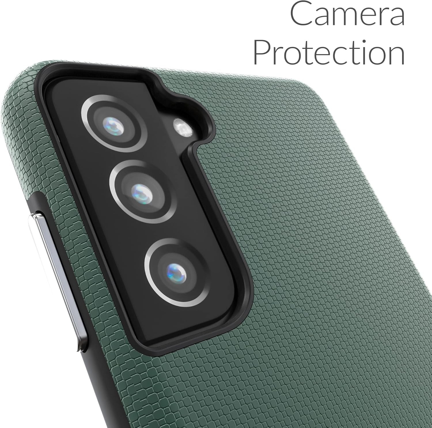 Dual Layer Shockproof Case for Samsung Galaxy S21 5G – Forest Green Color