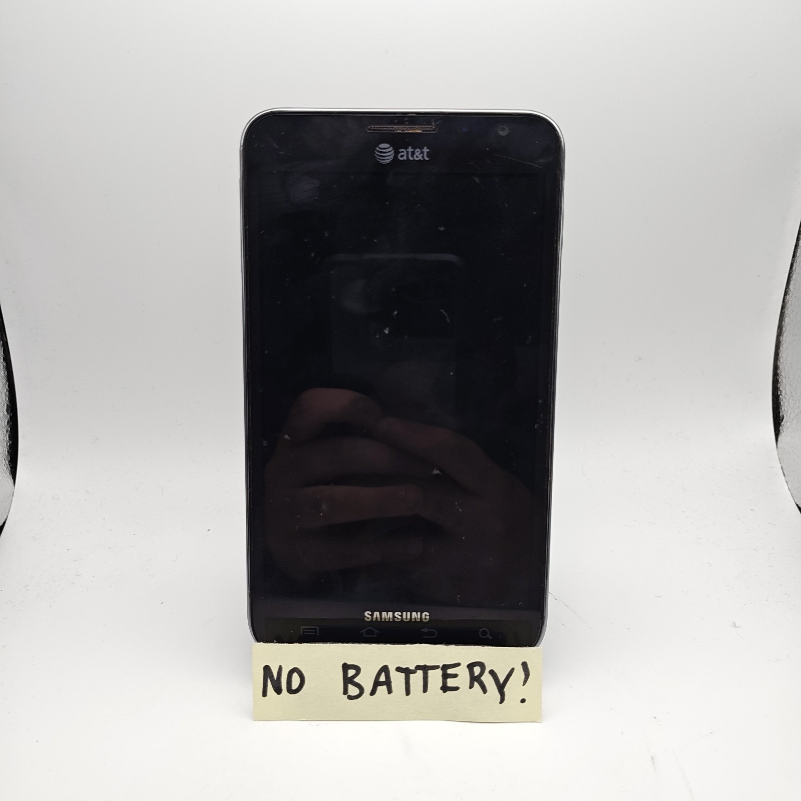 Samsung Galaxy Note SGH-I717 (AT&T) – 16GB Black – BAD PWR BUTTON #3563