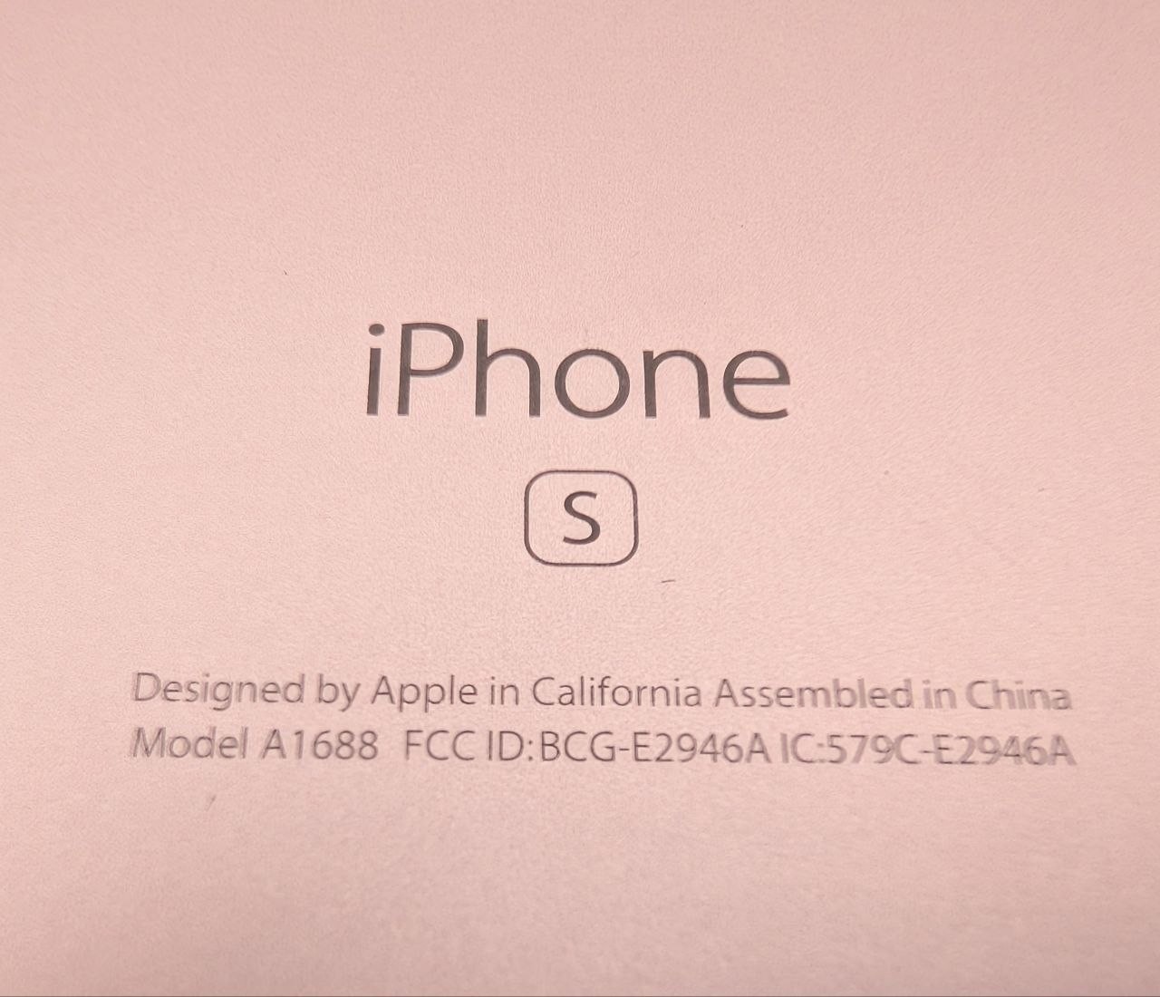 iPhone 6S, 32 GB, Rose Gold, Unlocked – FOR PARTS