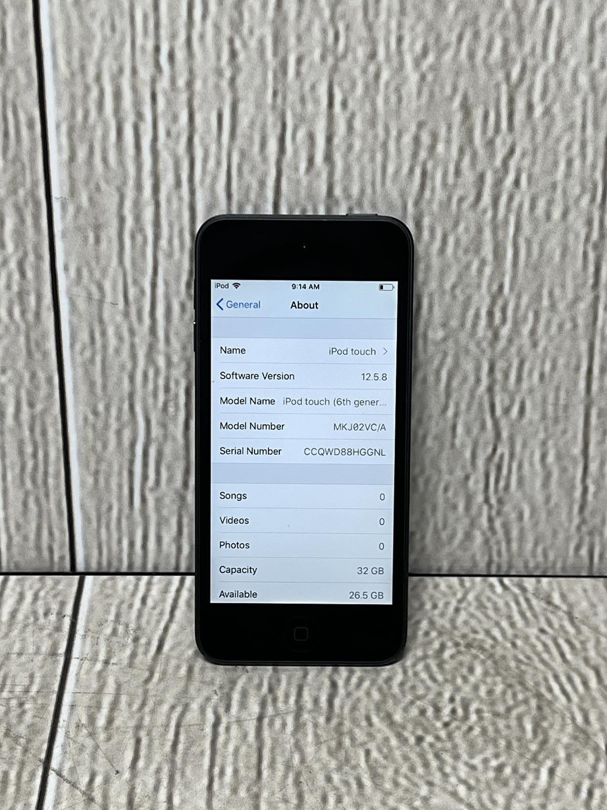Apple iPod Touch 6G Space Gray 16GB