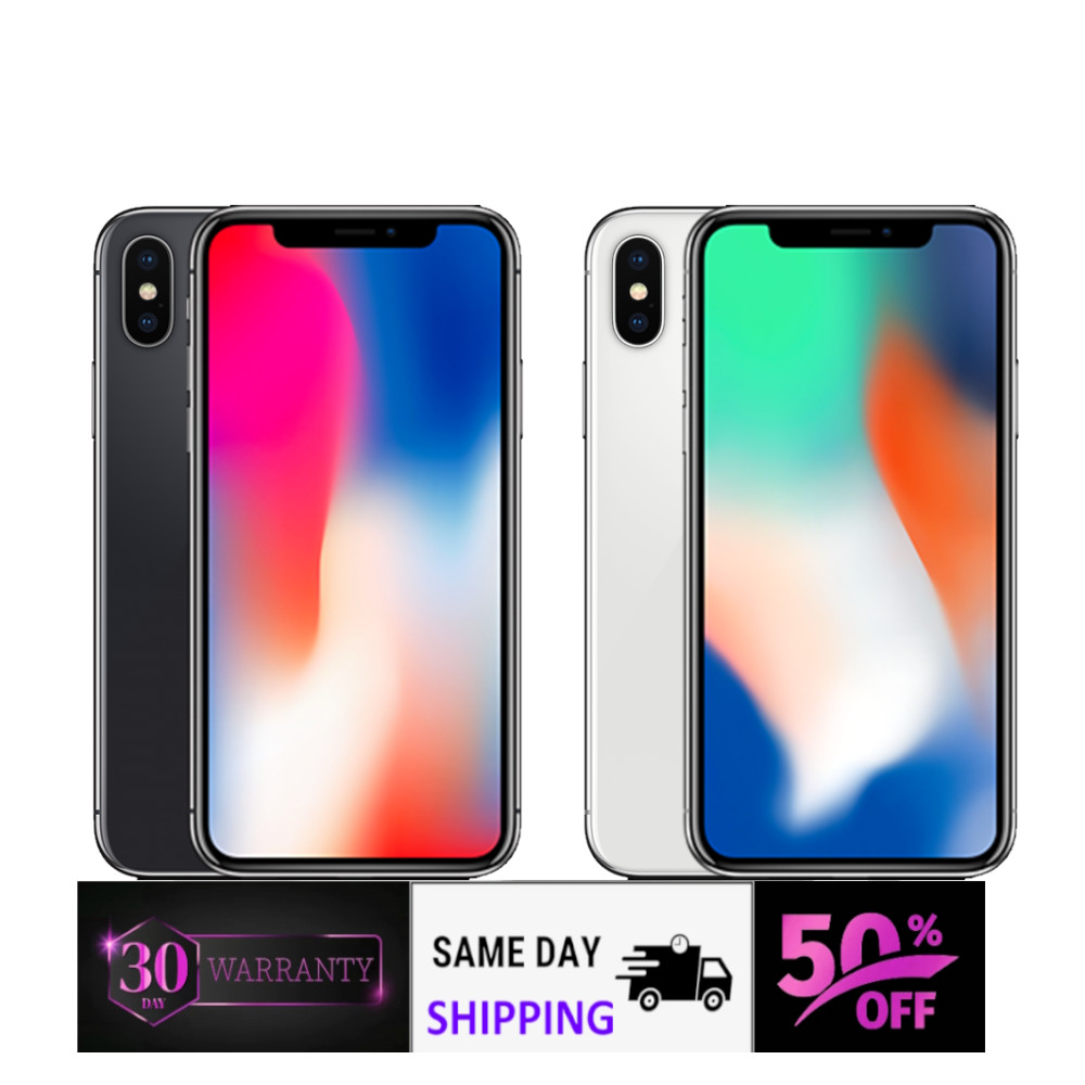 Apple iPhone X 256-64GB A1865 GSM Unlocked Verizon Att Tmobile Screen 5.85″