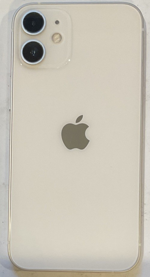 TESTED USED WHITE GSM UNLOCKED iPhone 12 MINI, 64GB A2176 MG6H3LL/A, 87% BATTERY