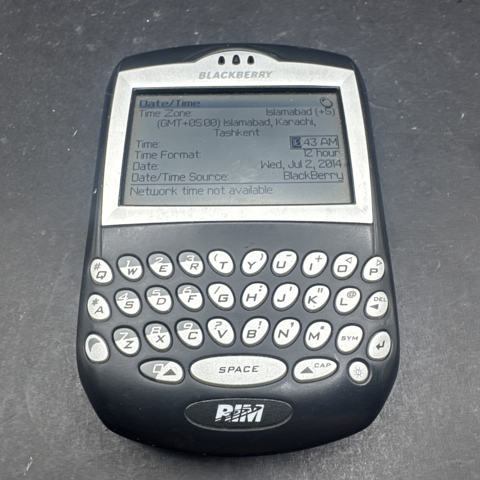 Blackberry 7290 – 32 MB – Black Untested For Parts