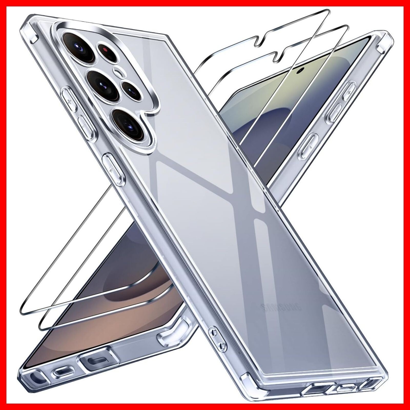 For Samsung Galaxy S25 Ultra Case With Military Grade Cover and Screen Protector