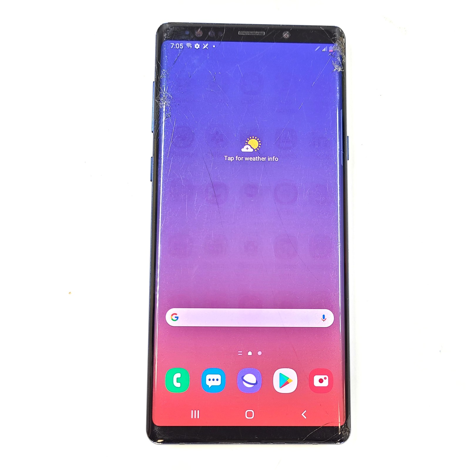 Samsung Galaxy Note 9 SM-N960W 128GB 4GB RAM Black Locked to Telus Phone – READ!