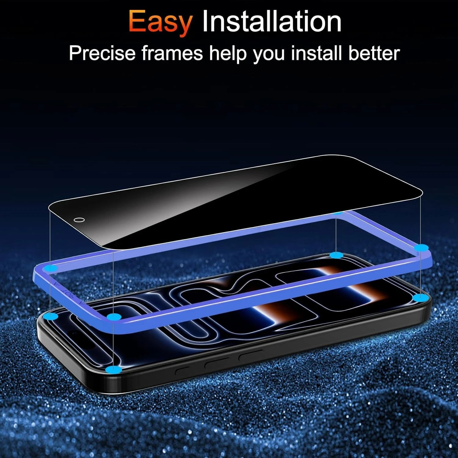 3 Pack for iPhone 17 Pro Max Privacy Screen Protector Tempered Glass Accessories