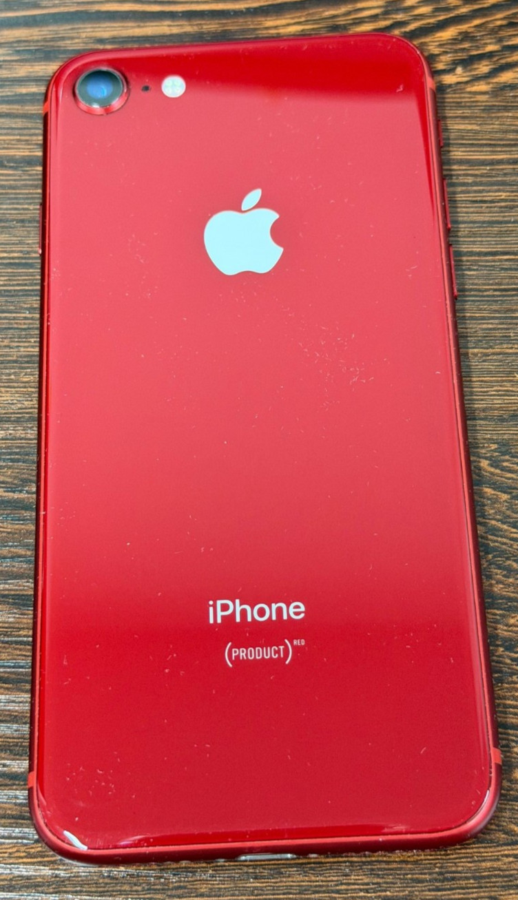 Unlocked Apple iPhone 8 64GB – Red Black – Excellent Condition – 78% Batt