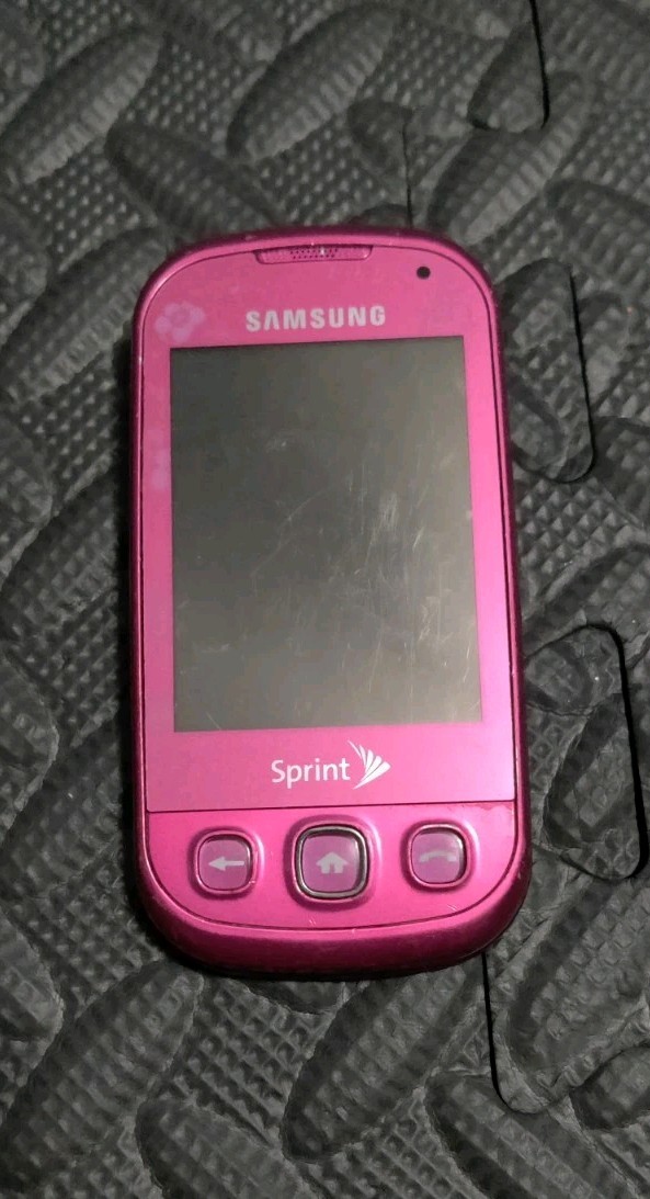 Samsung Seek – 128 MB – Pink (Sprint) Just Parts, No Back, No Battery (See Pic)