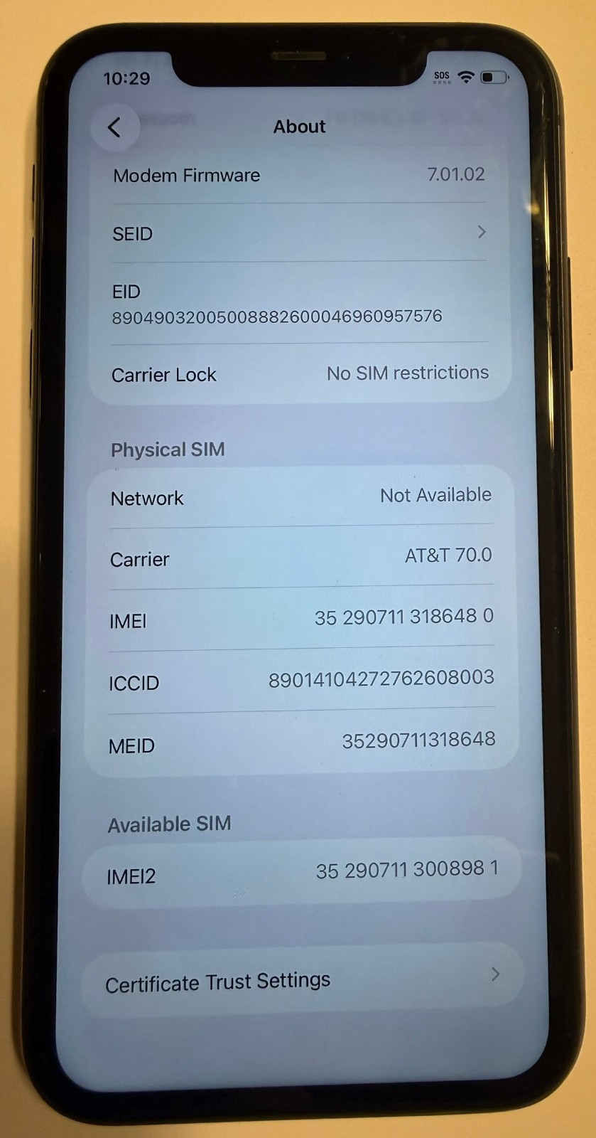 Apple iPhone 11 — 64GB | Model A2111 | Unlocked Factory Reset · Clean IMEI · iCl
