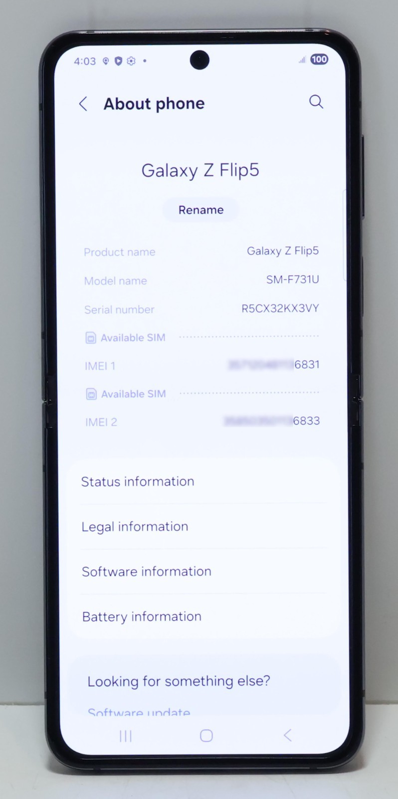 Samsung Galaxy Z Flip 5 5G 256GB (Unlocked) 6.7″ SM-F731U