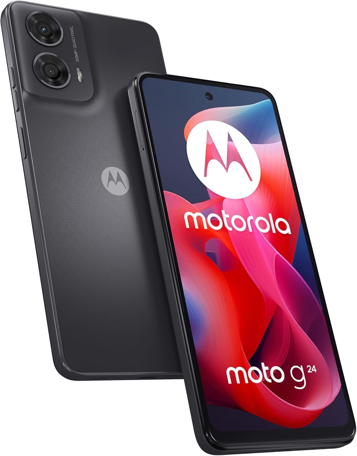 Motorola Moto G24 Matte 4GB + 128GB – Charcoal