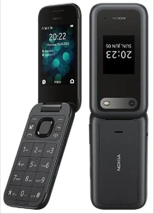 Nokia 2660 Flip Dual-SIM Original 4G LTE 5.0MP Flip Mobile Phone 2.8″