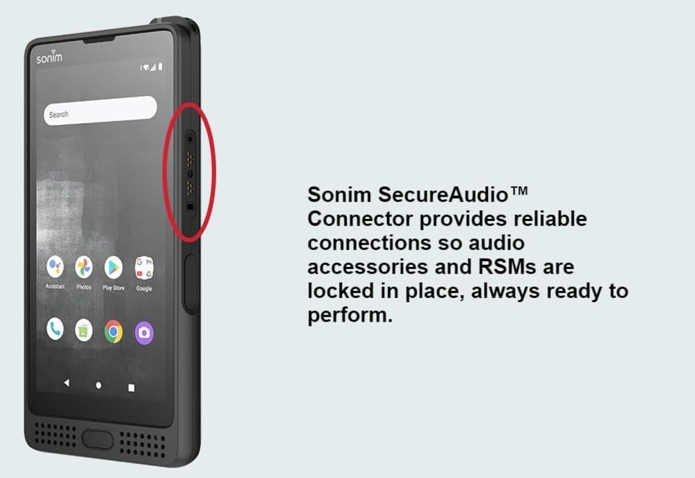 Good 6/10 Sonim XP10 XP9900 – 128 GB – Black (AT&T UNLOCKED) RUGGED