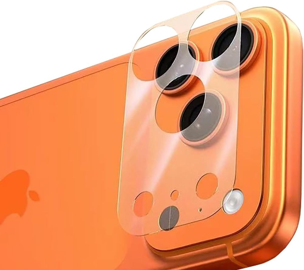Matte Scratch-Resistant Hollow Lens Film – 3 Pack Camera Protector for iPhone 17