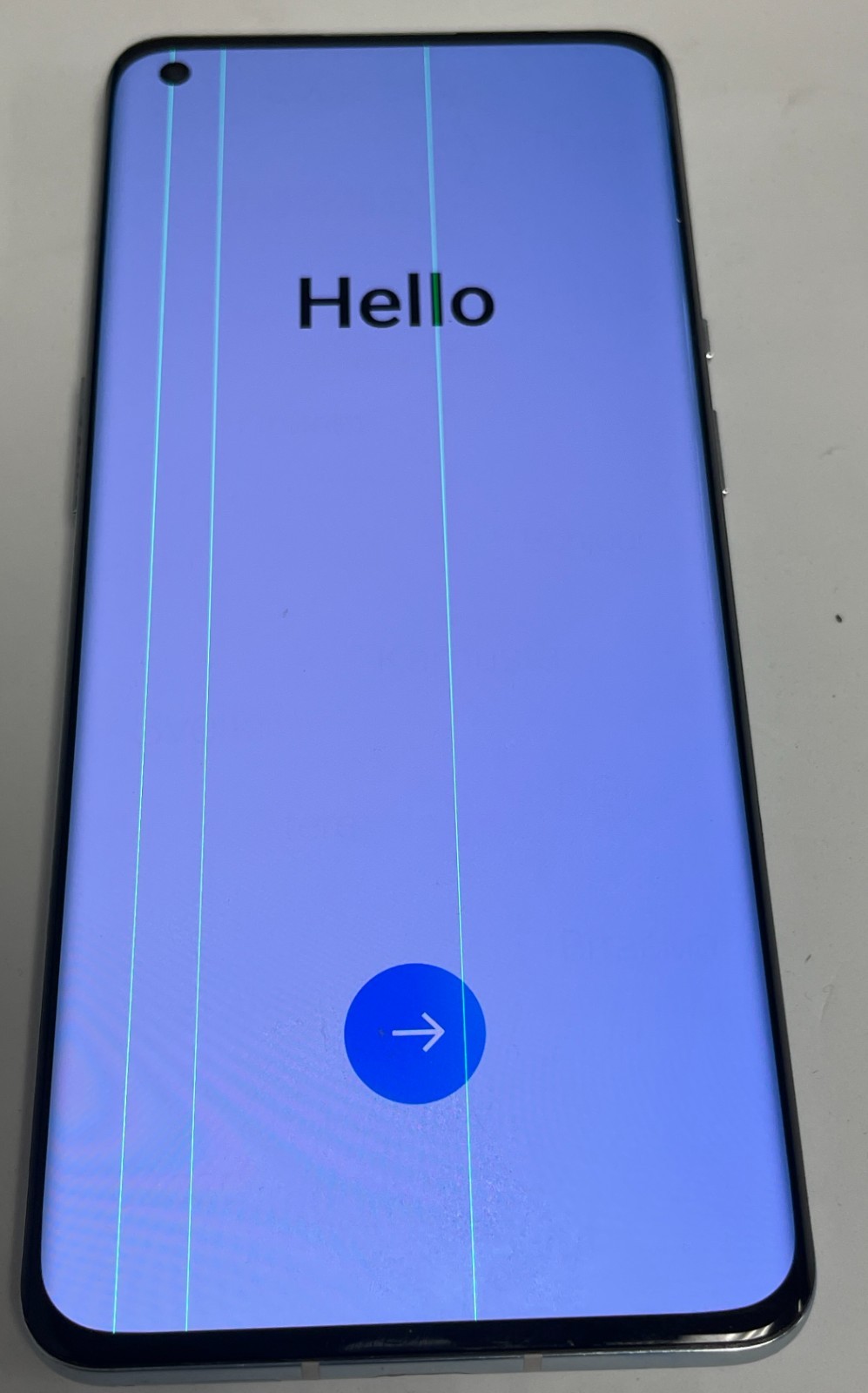 OnePlus 9 Pro 5G Unlocked (Any Carrier) LE2127 256GB Multiple Thin Lines On LCD