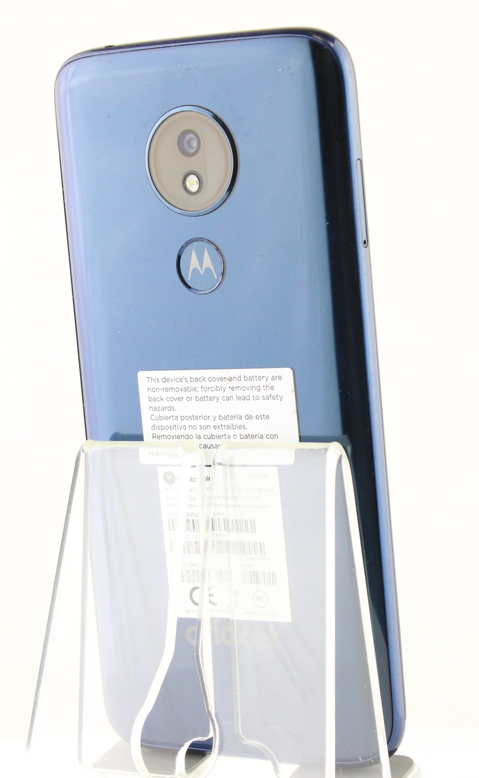 Motorola Moto G7 Power XT1955-5 Cricket 32GB Blue Good Shape