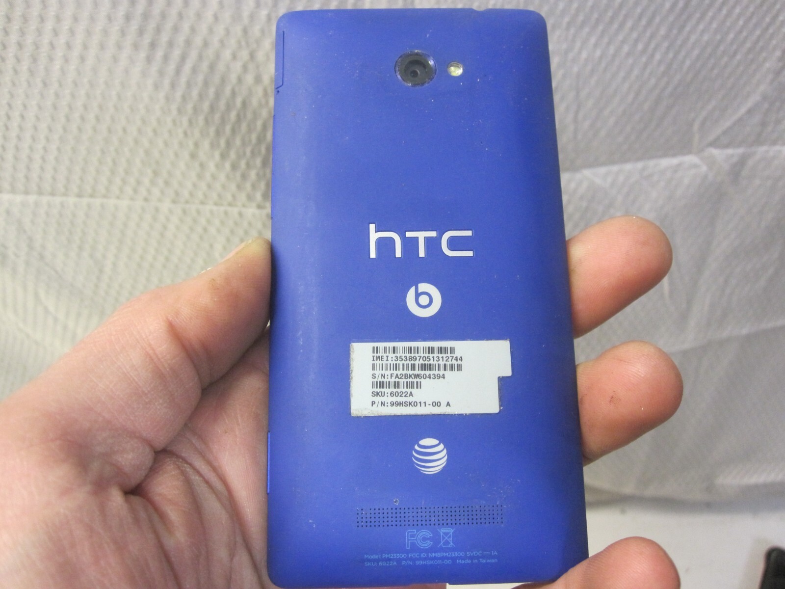 HTC Windows Phone 8X California Blue 16GB Verizon Wireless Android Smartphone