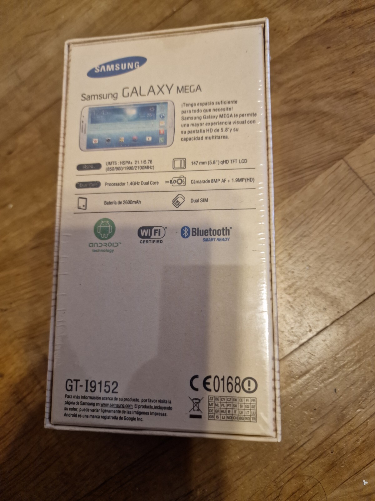 Brand new Samsung Galaxy Mega dual sim black GT-I9152 5.8 display unoppened
