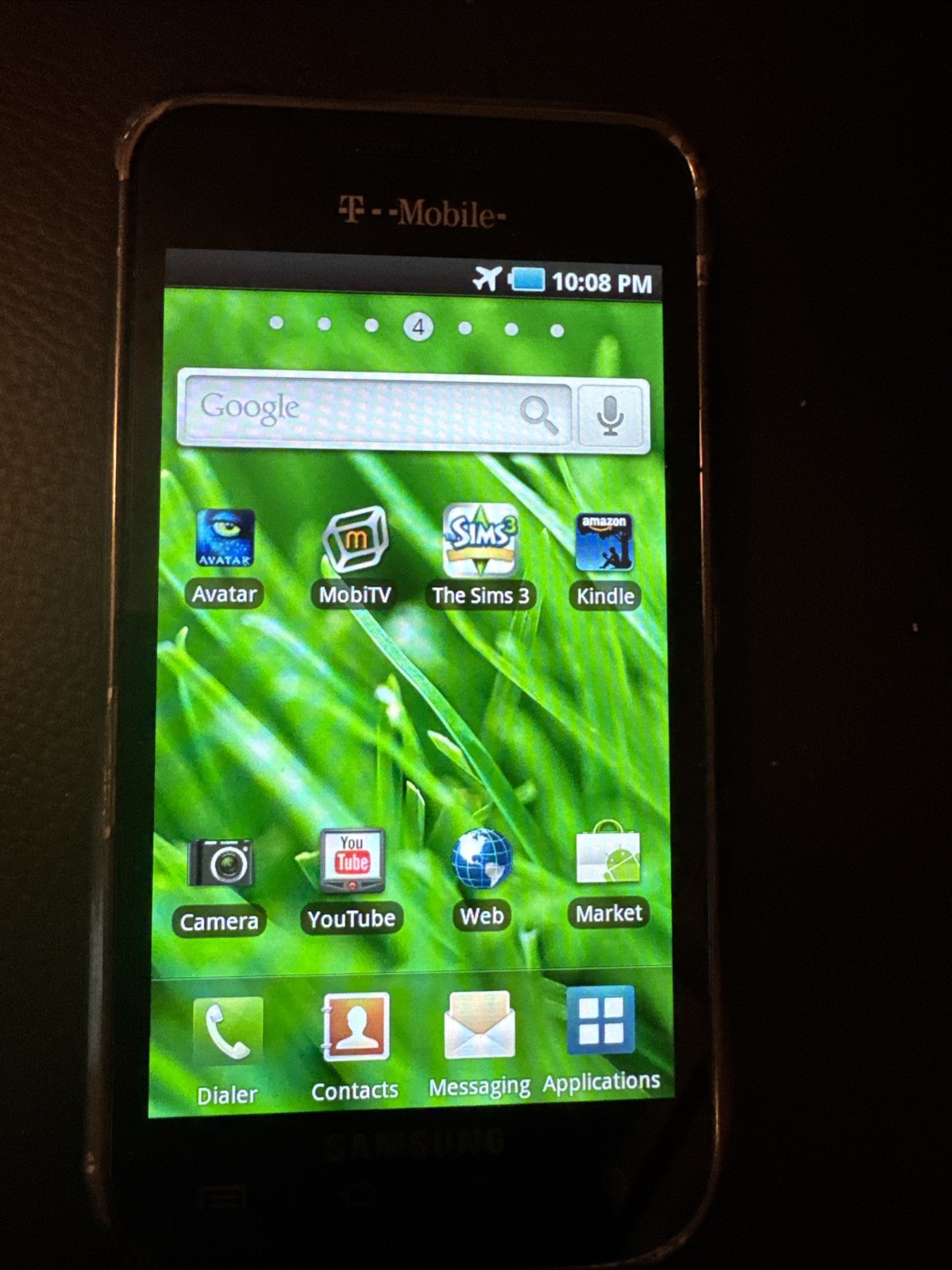 Samsung Galaxy S Vibrant SGH-T959v 16gb (T-Mobile) Black Fast Ship Good Used