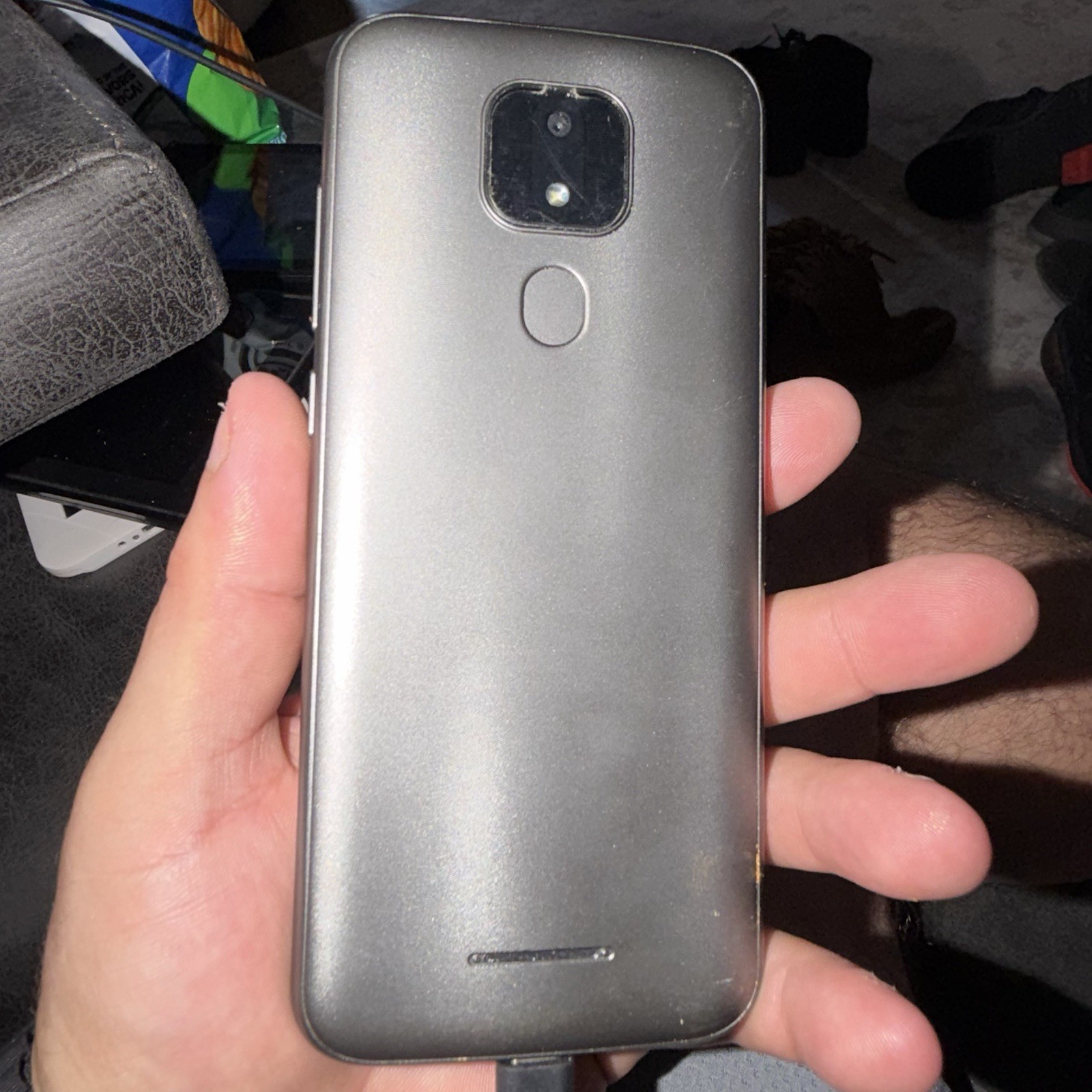 2x ANS Artia Android Smartphone, Bar Style Cell Phone, Gray Color