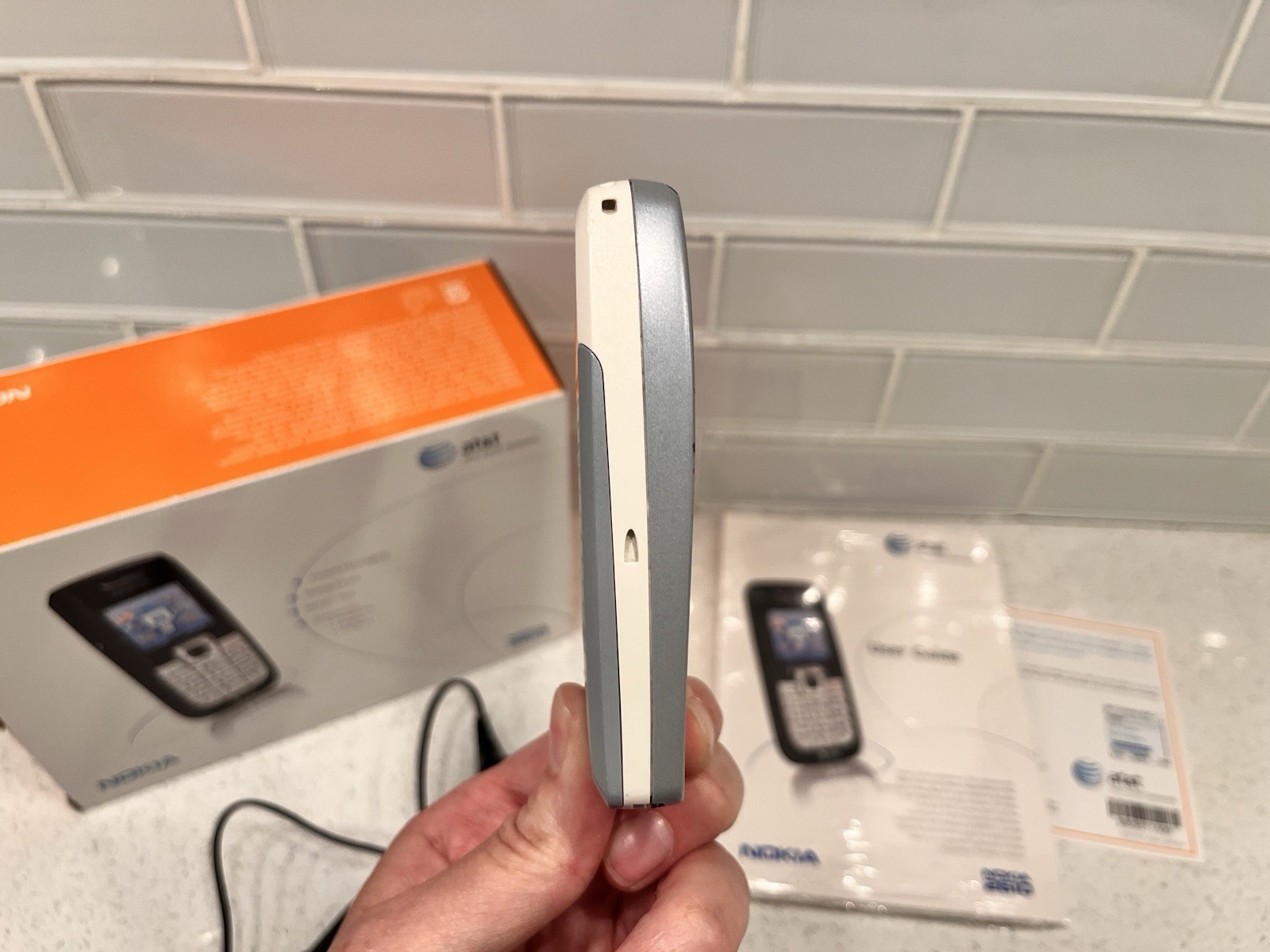 Nokia 2610 SILVER (Cingular) Cel Phone – NOT WORKING FOR PARTS – Vintage