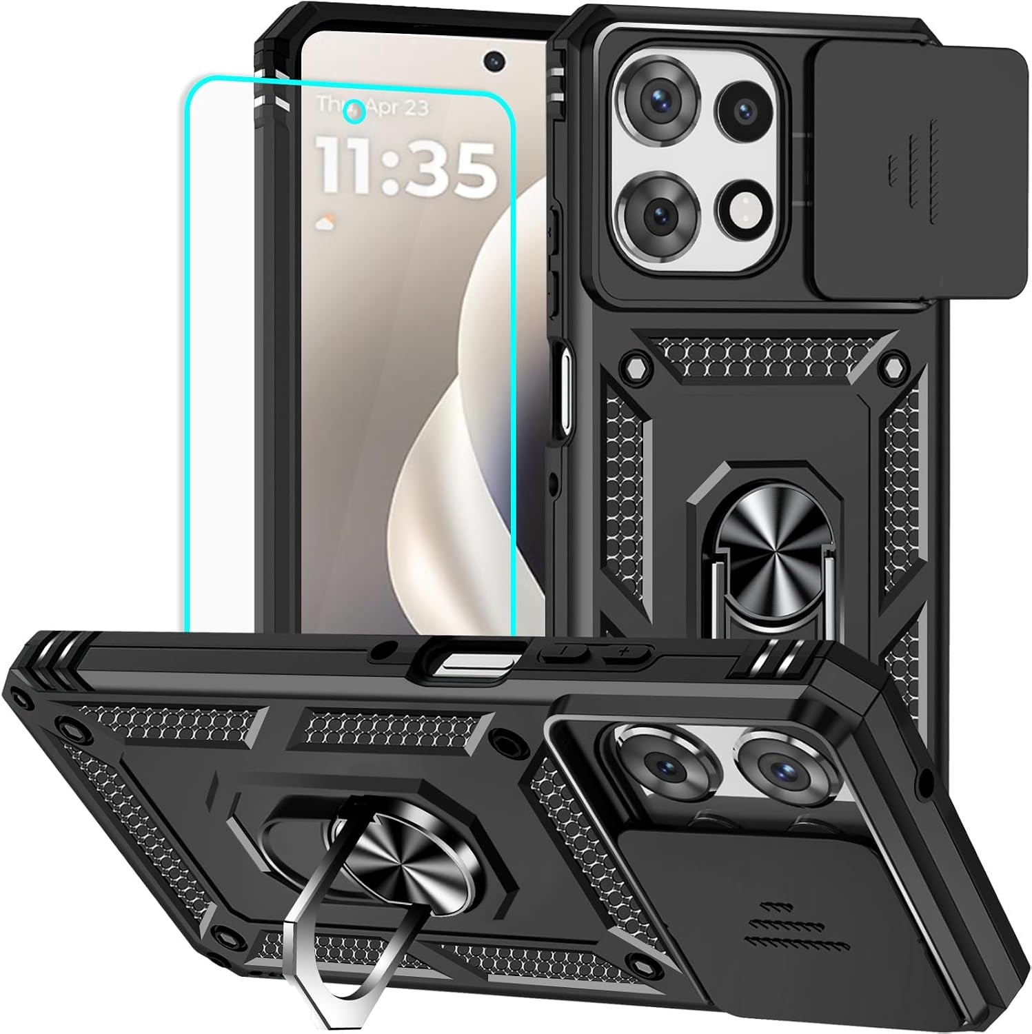 Protective Phone Case for Motorola G Power 2025/2026: Military Grade 20ft Drop T