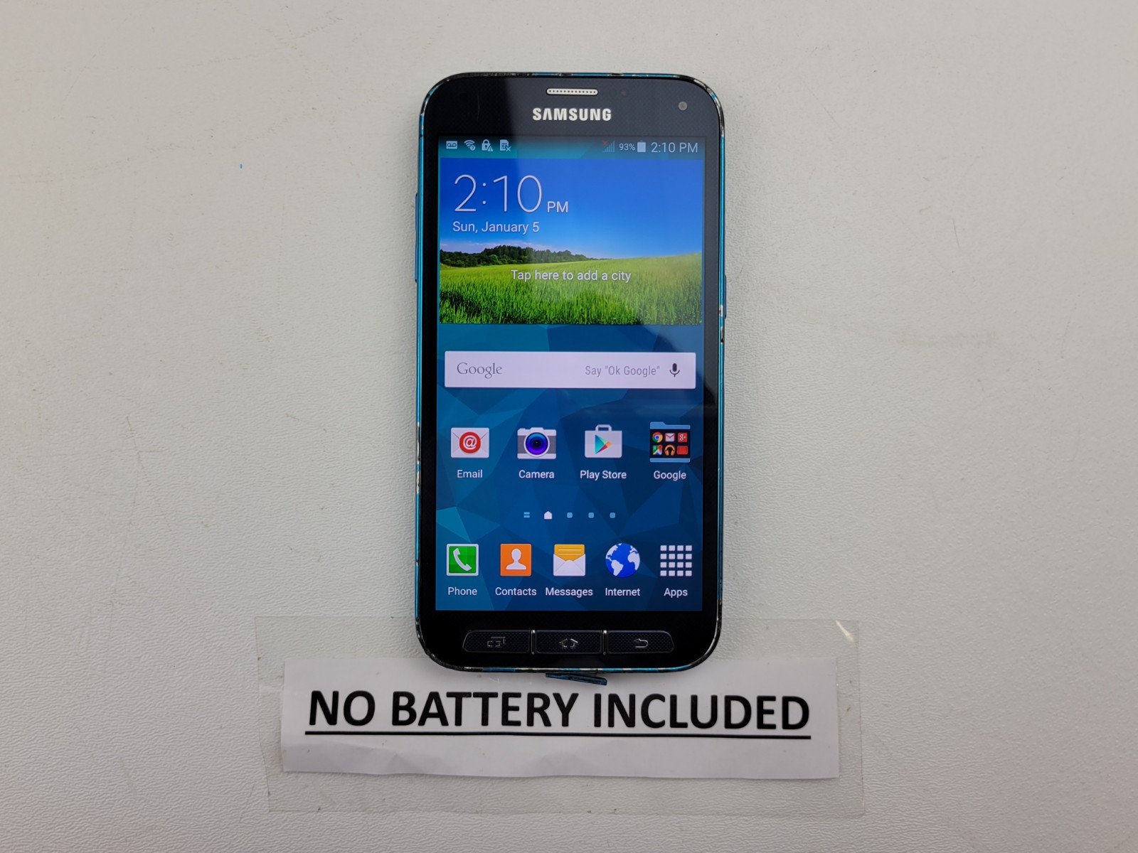 Samsung Galaxy S5 Sport (SM-G860P) 16GB – Blue (Sprint) Smartphone – H4872