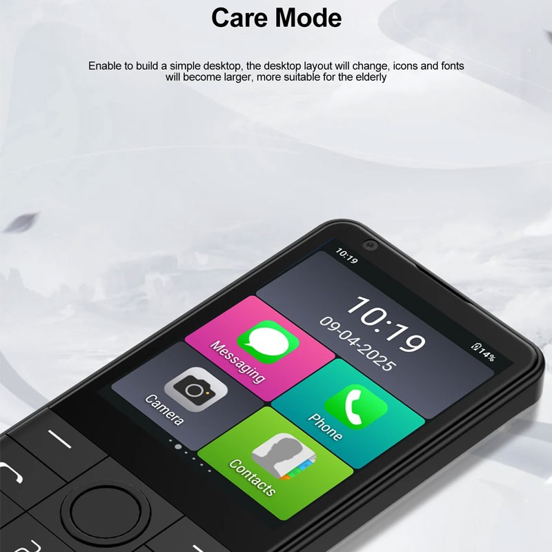MINI Unlocked DOOV R77 PRO Android 14 Smartphone Dual SIM Phone Keyboard Mobile