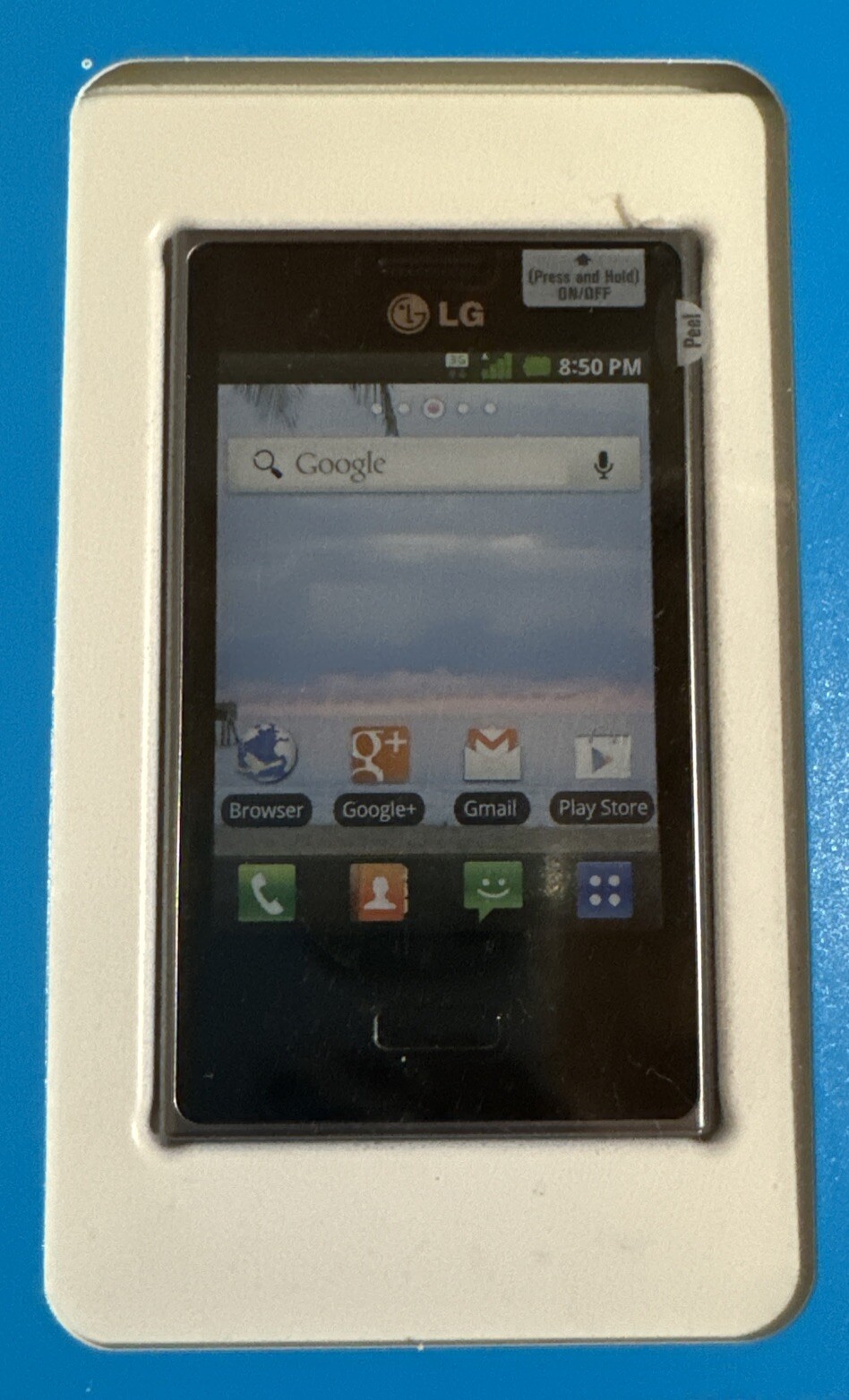 NET 10 WIRELESS LG OPTIMUS LOGIC ANDROID SMARTPHONE No Contract